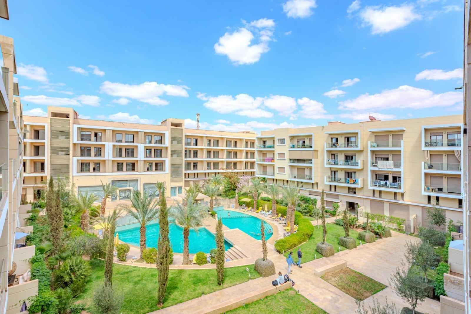 Апартаменти Royal Deluxe Gold - Marrakech, Luxe Pool View Марракеш Екстер'єр фото